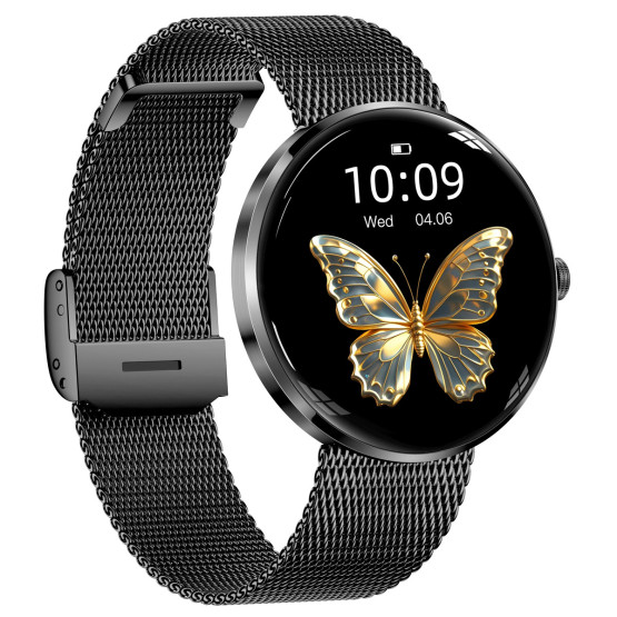 Смарт-годинник Smart Luna Black UWatch 2 ремінці #12736