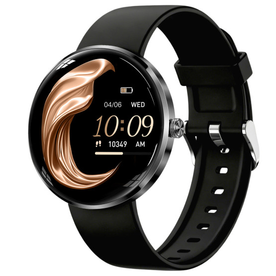Смарт-годинник Smart Luna Rubber Black UWatch 2 ремінці