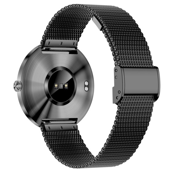 Смарт-годинник Smart Luna Rubber Black UWatch 2 ремінці #12755