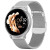Смарт-годинник Smart Melisia Silver Steel 2 ремінці розумний годинник UWatch з пульсометром #9888