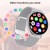 Смарт-годинник Smart Melisia Silver Steel 2 ремінці розумний годинник UWatch з пульсометром #9892
