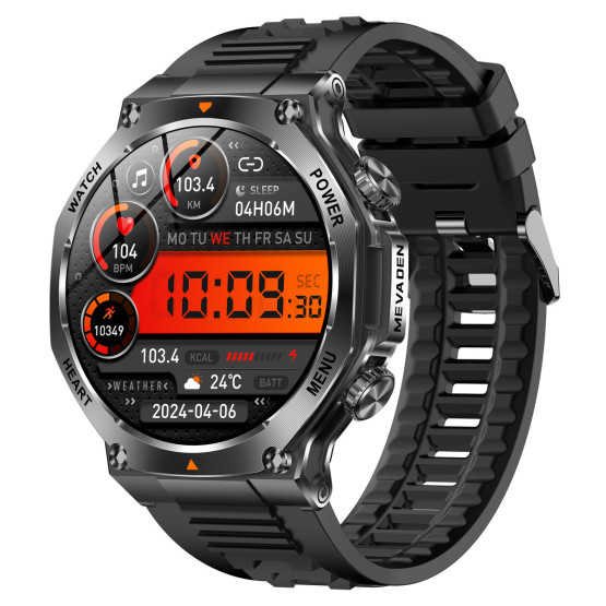 Смарт-годинник Smart Mevaden Ultra Rubber 2 ремінці розумний годинник UWatch