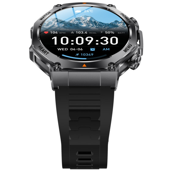 Смарт-годинник Smart Mevaden Ultra Rubber 2 ремінці розумний годинник UWatch #10119