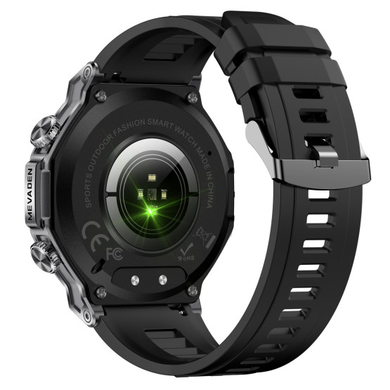 Смарт-годинник Smart Mevaden Ultra Rubber 2 ремінці розумний годинник UWatch #10120
