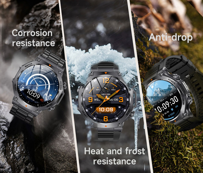 Смарт-годинник Smart Mevaden Ultra Rubber 2 ремінці розумний годинник UWatch #10124