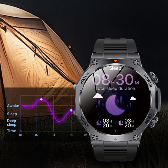Смарт-годинник Smart Mevaden Ultra Rubber 2 ремінці розумний годинник UWatch #10130