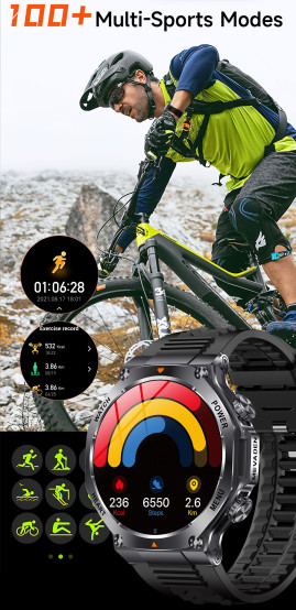 Смарт-годинник Smart Mevaden Ultra Rubber 2 ремінці розумний годинник UWatch #10135