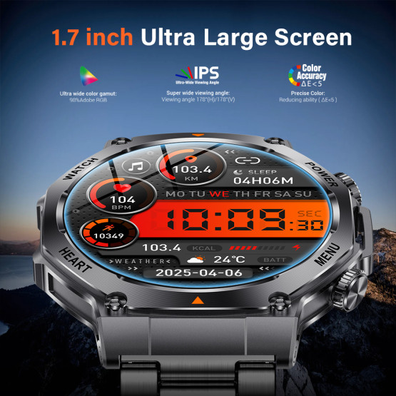 Смарт-годинник Smart Mevaden Ultra Rubber 2 ремінці розумний годинник UWatch #10110