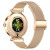 Жіночий розумний годинник Smart Miami Steel Gold від UWatch - 2 ремінці, крокомір, лічильник калорій #10495