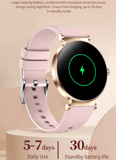 Жіночий розумний годинник Smart Miami Steel Gold від UWatch - 2 ремінці, крокомір, лічильник калорій #10498