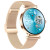 Жіночий розумний годинник Smart Miami Steel Gold від UWatch - 2 ремінці, крокомір, лічильник калорій #10486