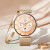 Жіночий розумний годинник Smart Miami Steel Gold від UWatch - 2 ремінці, крокомір, лічильник калорій #10487