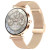 Жіночий розумний годинник Smart Miami Steel Gold від UWatch - 2 ремінці, крокомір, лічильник калорій #10493