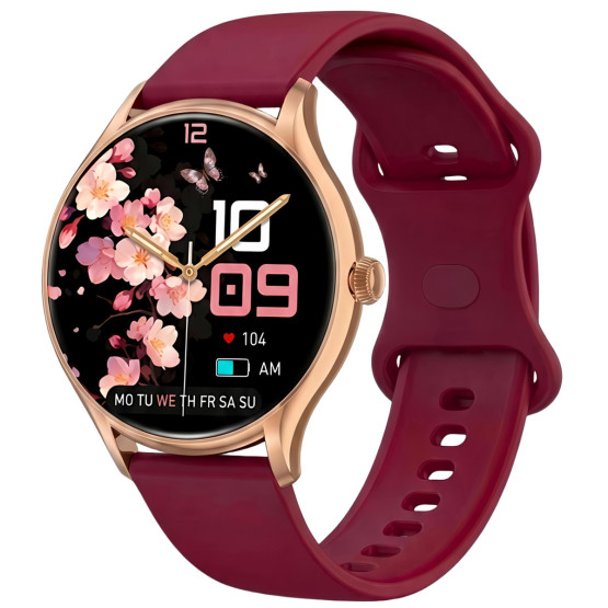 Смарт-годинник UWatch Smart Milano Cherry Rubber 3 ремінці