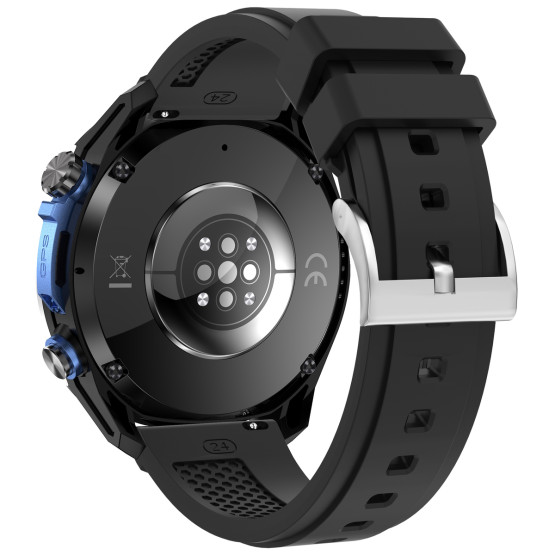 Смарт-годинник Smart Navigation Pro Steel Black з GPS 3 ремінці #13276