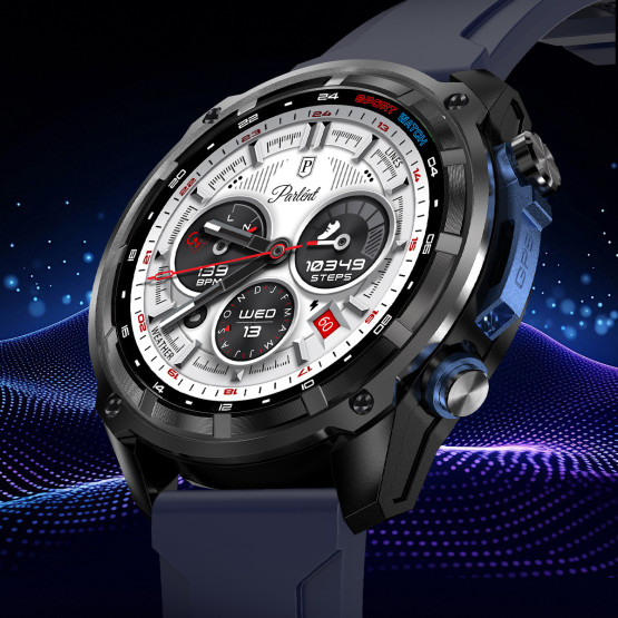 Смарт-годинник Smart Navigation Pro Steel Black з GPS 3 ремінці #13268