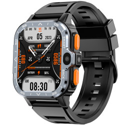 Купити смарт-годинник smart nova sim rubber black uwatch 2 ремінці недорого