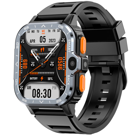 Смарт-годинник Smart Nova Sim Rubber Black UWatch 2 ремінці