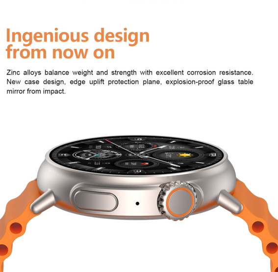 Смарт-годинник Smart Plane Black розумний годинник UWatch #6285