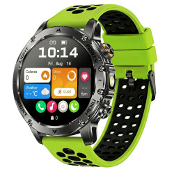 смарт-годинник uwatch smart power ultra venom green 3 ремінці