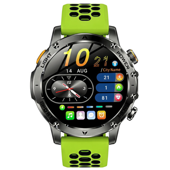 Смарт-годинник UWatch Smart Power Ultra Venom Green 3 ремінці #14234