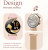 Смарт-годинник Smart Princess Rubber Pink 2 ремінці - жіночий розумний годинник UWatch #10515