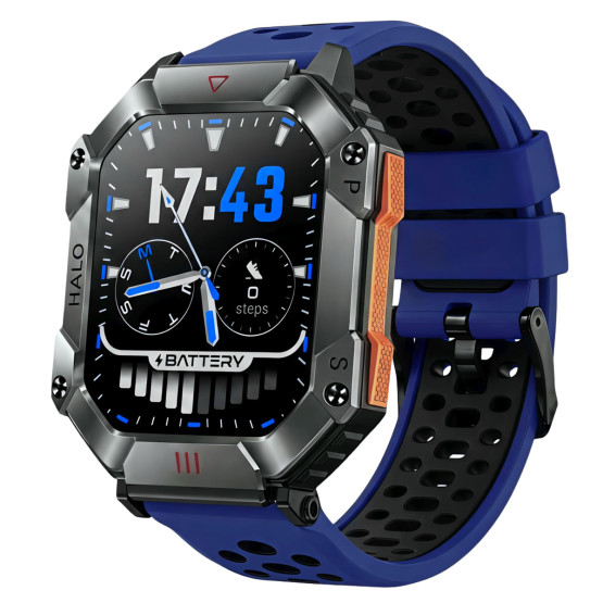Смарт-годинник UWatch Smart Racer K+ Blue Rider з компасом 3 ремінці
