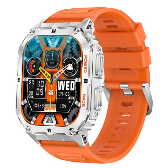 Смарт-годинник Smart Respect X Orange з компасом розумний годинник UWatch