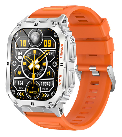 Смарт-годинник Smart Respect X Orange з компасом розумний годинник UWatch #6518