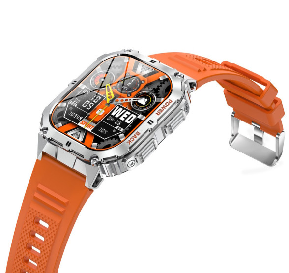 Смарт-годинник Smart Respect X Orange з компасом розумний годинник UWatch #6527