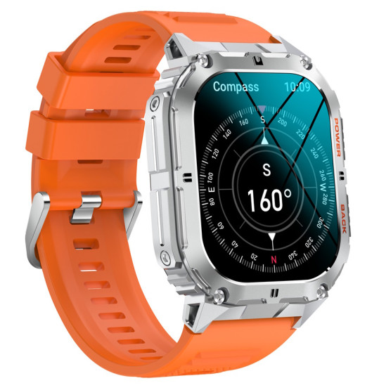 Смарт-годинник Smart Respect X Orange з компасом розумний годинник UWatch #6521