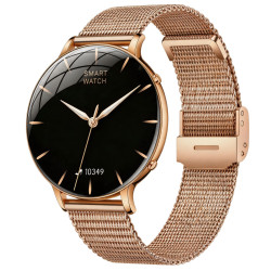 смарт-годинник uwatch smart rose steel з ліхтариком 2 ремінці