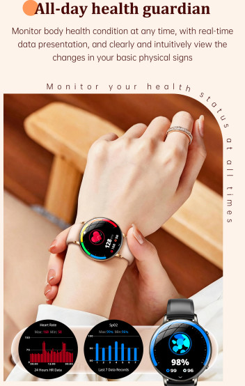Смарт-годинник UWatch Smart Rose Steel з ліхтариком 2 ремінці #13774