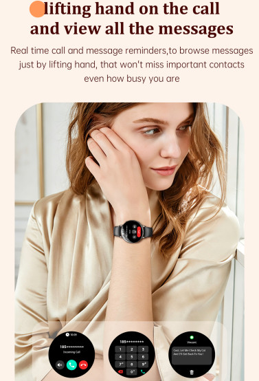 Смарт-годинник UWatch Smart Rose Steel з ліхтариком 2 ремінці #13777
