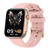 Смарт-годинник Smart Sensation Pink, 2 ремінці розумний годинник UWatch #6560