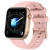 Смарт-годинник Smart Sensation Pink, 2 ремінці розумний годинник UWatch #6569