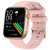 Смарт-годинник Smart Sensation Pink, 2 ремінці розумний годинник UWatch #6570