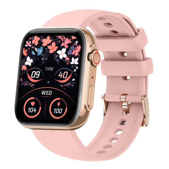 Смарт-годинник Smart Sensation Pink, 2 ремінці розумний годинник UWatch #6564