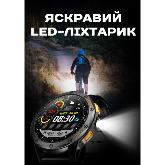 Смарт-годинник Smart Sim Technology NFC розумний годинник з пульсометром #11300