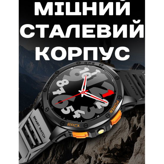 Смарт-годинник Smart Sim Technology NFC розумний годинник з пульсометром #11295
