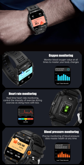 Смарт-годинник Smart Space Pro розумний годинник UWatch #6653