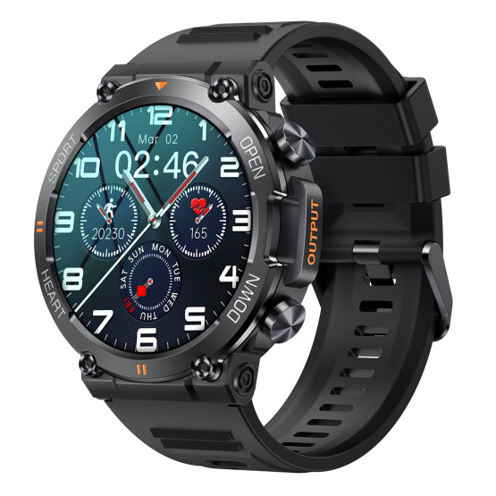 Смарт-годинник Smart Storm Black розумний годинник UWatch