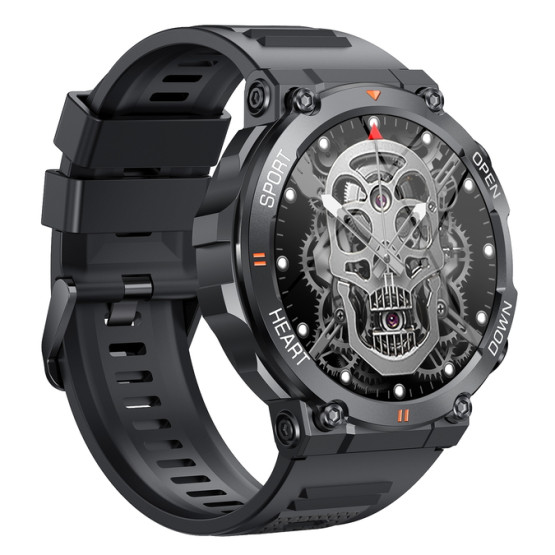 Смарт-годинник Smart Storm Black розумний годинник UWatch #6118