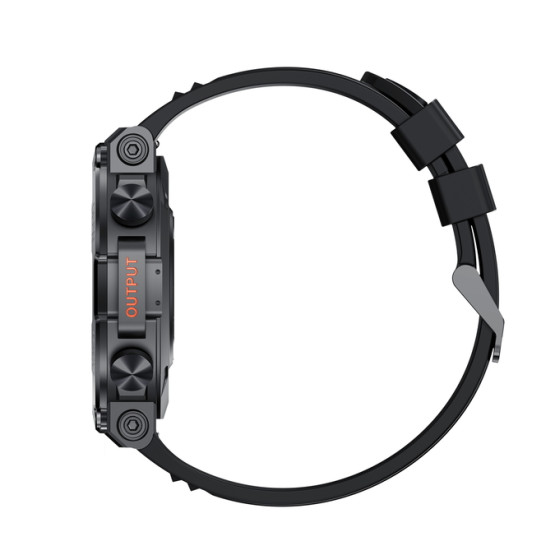 Смарт-годинник Smart Storm Black розумний годинник UWatch #6124