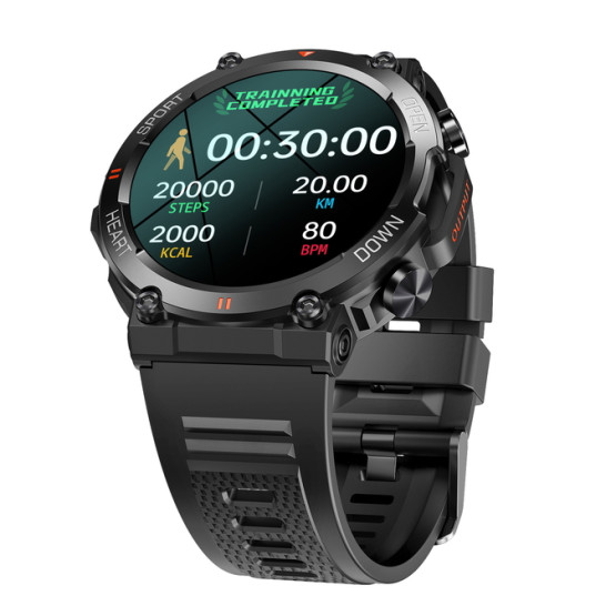 Смарт-годинник Smart Storm Black розумний годинник UWatch #6113