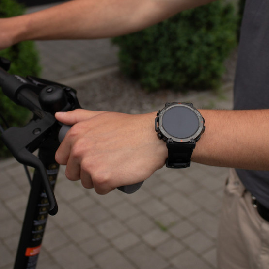 Смарт-годинник Smart Storm Black розумний годинник UWatch #6114