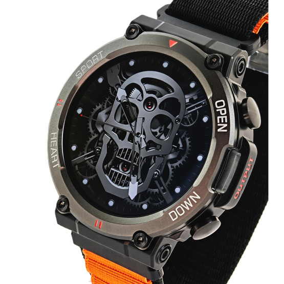 Смарт-годинник Smart Storm Cyber Orange 2 ремінці розумний годинник UWatch