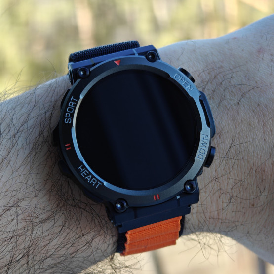 Смарт-годинник Smart Storm Cyber Orange 2 ремінці розумний годинник UWatch #12309