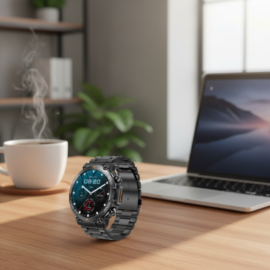 Смарт-годинник Smart Storm Steel 2 ремінці розумний годинник UWatch #11915