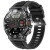 Смарт-годинник Smart Surf X Pro Black Rubber з компасом 2 ремінці розумний годинник UWatch #9940